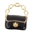 thumbnail image 4 of Dollhouse Mini Handbag Metal 1:12 Scale Bag for Micro Landscape Pretend Play Black, 4 of 10