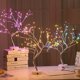 thumbnail image 3 of Mini árbol de Navidad de alambre de cobre para niños, lámpara LED de noche para decoración del hogar, dormitorio, iluminación de hadas para vacaciones, 3 of 5