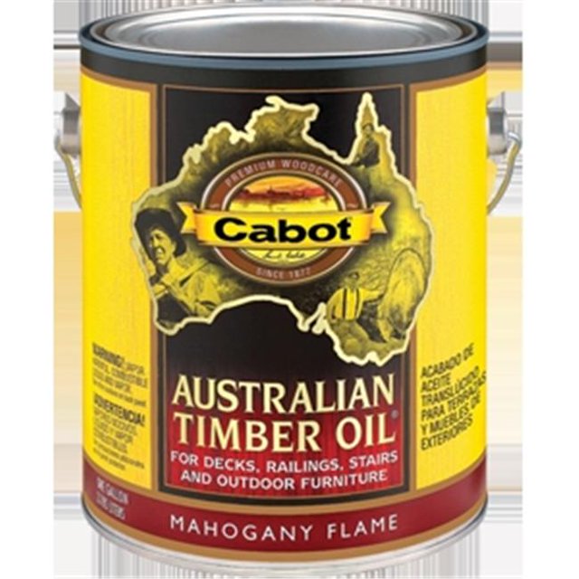 Cabot 13459 1 Gallon- Mahogany Flame Australian Timber Oil
