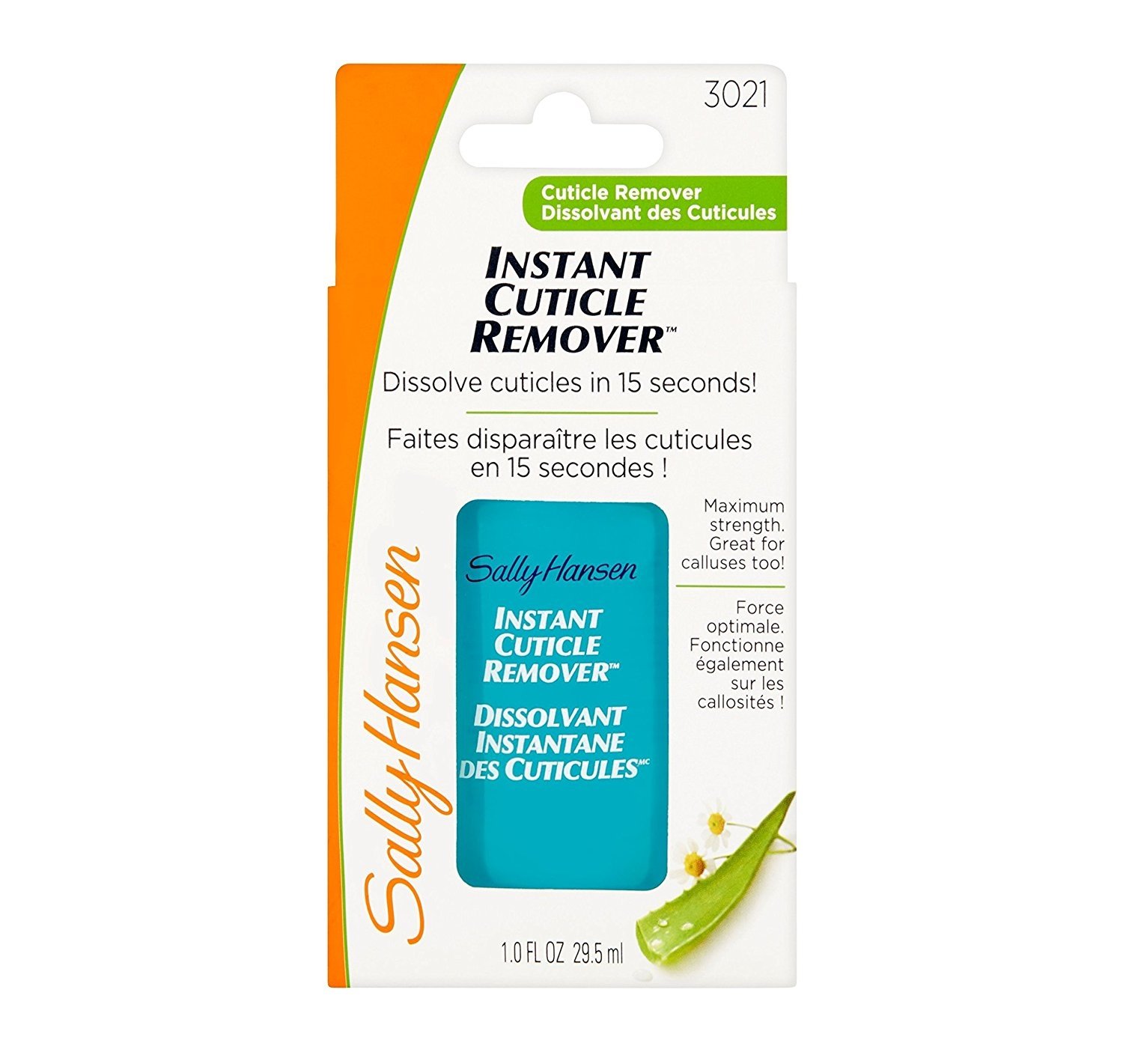 Sally Hansen Instant Cuticle Remover, 1 Fluid Ounce (Pack of 1) is a fast-acting, cuticle removing gel that is designed to soften and remove overgrown cuticles in seconds. This product is made from a gentle yet effective formula that is perfect for removing unwanted cuticles without causing any pain or discomfort.