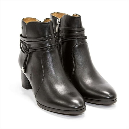 

Pikolinos Women s Calafat Tassel Leather Ankle Boots Black 9.5-10 M US