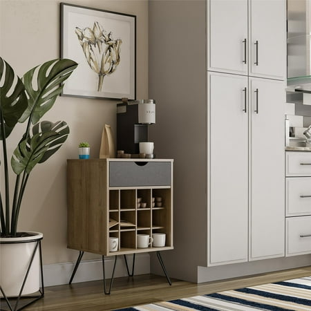 UPC: 0029986837400 | Novogratz Concord Beverage Storage Stand  Natural/Black