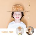 thumbnail image 5 of Kids Straw Hat Children Straw Hat Sun Straw Hat Beach Straw Hat Outdoor Straw Hat Rope Random, 5 of 5