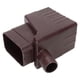 thumbnail image 3 of Système de collecte des eaux pluviales, dérivateur d'eau standard pour descente pluviale, avec tuyau de 40 pouces, pour jardin, pelouse, marron foncé, 3 of 4