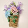 thumbnail image 7 of Fankiway Spring Summer Front Door Hanger Basket Wreath, Mother's Day Lavender Blue Purple Wreath, Mother's Day Gift Home Porch Farmhouse Decor, 7 of 7