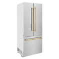 thumbnail image 3 of ZLINE KITCHEN AND BATH RBIVZSN36G french door built in refrigerator, 3 of 5