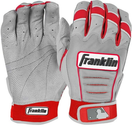 UPC: 0025725421374 | Franklin Adult CFX Pro Batting Gloves size S Grey/Red