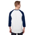 thumbnail image 2 of Jerzees Unisex Premium Blend Ring-Spun 3/4 Sleeve Raglan T-Shirt, 2 of 3