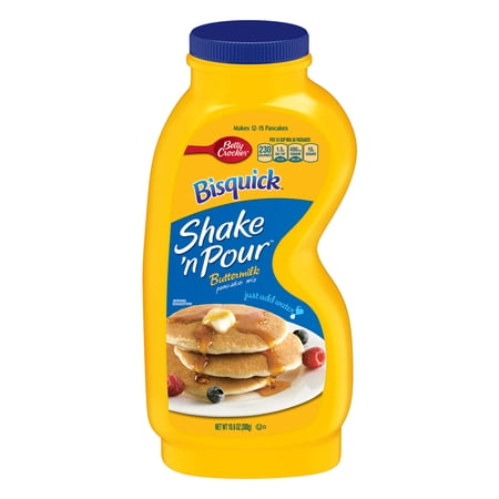 (2 Pack) Betty Crocker Bisquick Shake 'N Pour Buttermilk Pancake Mix, 10.6 oz