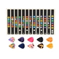 thumbnail image 2 of 2 pegatinas para acordes de bajo con 10 púas de guitarra para guitarras eléctricas infantiles, 2 of 9