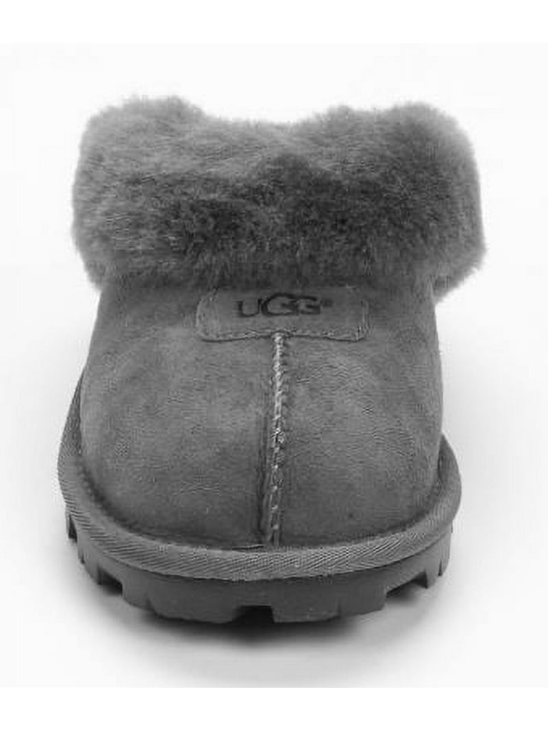 UGG グレー UGG Women's Coquette Grey Slipper with Soft Sheepskin and