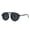 Black grey, variant on Retro Windproof Sunglasses, UV400 Protection, Vintage Style, Resin Lens, Plastic Frame, High Strength, Model 599
