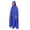Blue, variant on Levmjia Unisex Full Length Hooded Cloak Multi Color Solid Cape Adult Lightweight Breathable Outfit Halloween Party Dress Up Gothic Costume Versatile Holiday Festival