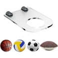 thumbnail image 1 of Acrylic Wall Mounted Ball Holder Display | Sports Ball Storage Shelf for Football, Basketball, Volleyball, 1 of 5