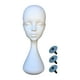 thumbnail image 4 of Cabeza de maniquí, soporte para auriculares, soporte para postizos, bufandas y gafas. Con cubierta inferior, 4 of 9