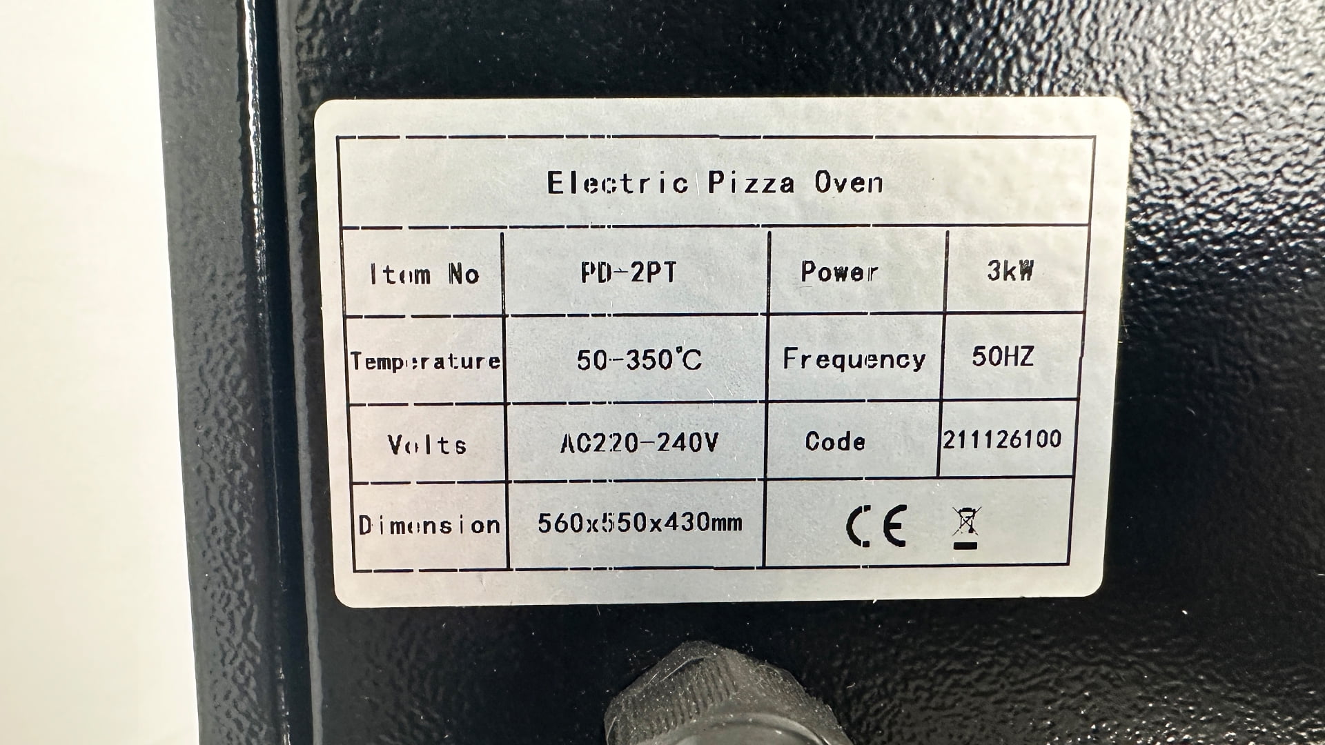 3000W Commercial Electric Oven, Double Deck Pizza Oven, Bakery 220V