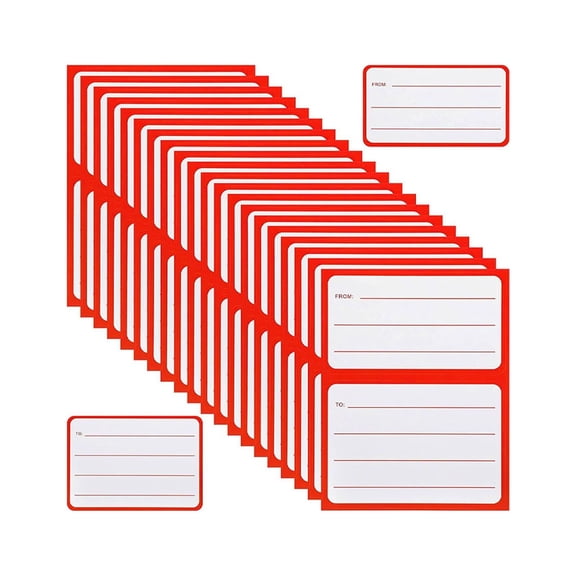 CCOCC 50 Sheets Address Mailing Labels Mail Shipping Labels Tags Envelopes