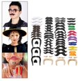 thumbnail image 2 of 66 Pieces Fake Mustaches Costume Party for Role Playing Photo Props Holidays, 2 of 10