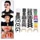 thumbnail image 2 of 66 uds bigotes falsos barba peluda niños adultos suministros de disfraces bigote falso para decoración de juegos de rol vacaciones accesorios de, 2 of 9