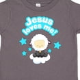 thumbnail image 4 of Inktastic Jesus Loves Me Cute Lamb and Stars Boys or Girls Toddler T-Shirt, 4 of 5