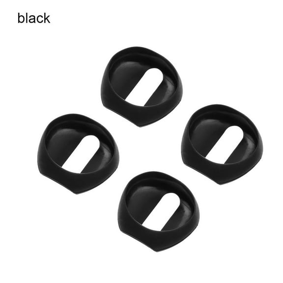 2 pairs New Ultra Thin Gel Soft Earbud Silicone Case Cover Anti Slip Earphone Tips BLACK