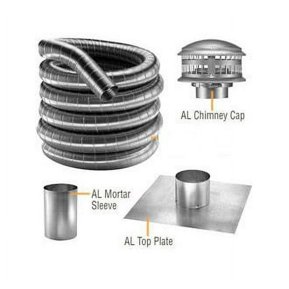 Duravent 6Dfa-25K 6" Inner Diameter - Silver
