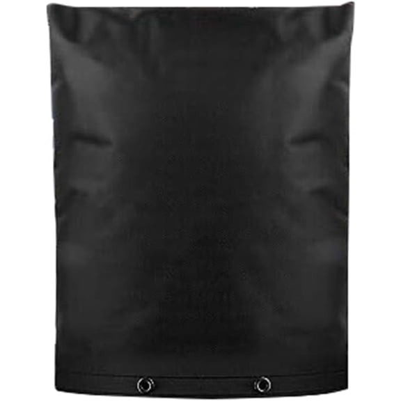 Backflow Preventer Cover, Insulated Irrigation Box for Winter Freeze & Sun UV Protection, Heavy-Duty Waterproof Enclosure for Outdoor Backflow Valves (16.9"x20.8", Black)