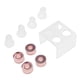 thumbnail image 1 of Molde de aluminio para soporte de lápiz labial, bálsamo labial, kit de herramientas para manualidades, 12,1 mm - Rosa, 1 of 9