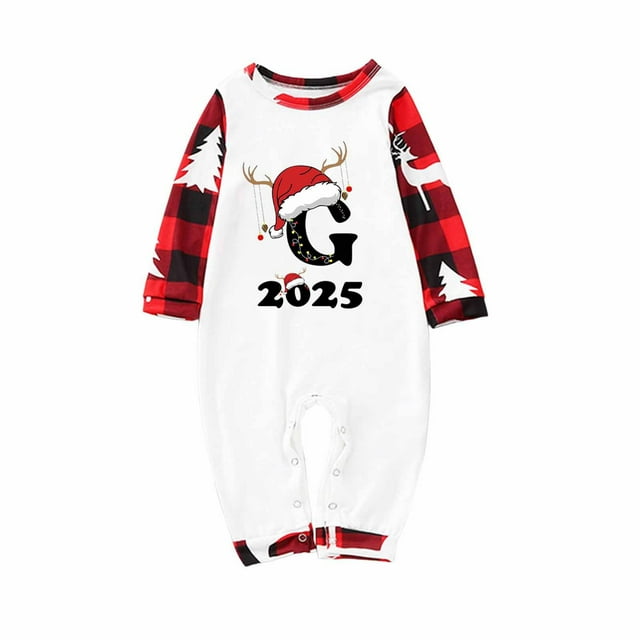 Combinaison pour Enfant à Carreaux pour Pyjamas de Famille, Pyjamas pour la Famille