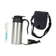 thumbnail image 3 of Hervidor de agua para coche, hervidor de agua para viaje en camión, 750 ml, portátil, con bolsa para taza, calentador de agua para camión, hervidor de 24 V, 3 of 10