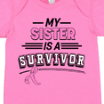 thumbnail image 4 of Inktastic My Sister is a Survivor Breast Cancer Awareness Boys or Girls Baby Bodysuit, 4 of 5