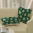 thumbnail image 6 of Christmas Pillow Covers 18x18 Inch 2 Pcs Sage Green Cream Christmas Tree Decor Throw Pillows Winter Snowflakes Xmas Holiday Farmhouse Decorations Pillowcase Linen Cushion Cover for Couch Sofa, 6 of 6