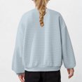 thumbnail image 4 of MKOSPLRT Oversized Pullover Tops for Girl Lantern Long Sleeve Casual T Shirts Round Neck Drop Shoulder Shirts Solid Loose Blouses, 4 of 7