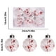 thumbnail image 2 of mfyjkho Juego De 6 Bolas De Purpurina Transparentes Para Decorar El Árbol De Navidad (8 Cm), 2 of 6