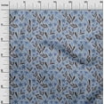 thumbnail image 3 of oneOone Cotton Poplin Medium Blue Fabric Floral Sewing Craft Projects Fabric Prints By Yard 56 Inch Wide, 3 of 5