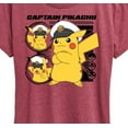 thumbnail image 3 of Pokémon - New Horizons - Captain Pikachu - Ladies Short Sleeve Graphic T-Shirt, 3 of 5