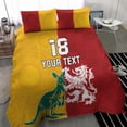 thumbnail image 4 of Ensemble de Literie Personnalisé British Lions Australia Style Unique LT18, 4 of 7