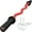Black and red, variant on Danolapsi 47" Olympi.c EZ Curl Bar,500lb Capacity Heavy Duty Chrome Curling Bar for Biceps Triceps Workout, With 2 Spring Collars, Fits 2" Standard Weight Plates for Home & Gym Strength Training