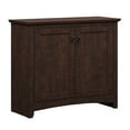 Bush Furniture Buena Vista Low Storage with Doors in Madison