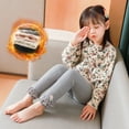 thumbnail image 4 of YTDSCS 1-15T Girls Cotton Leggings for Kids Toddlers Autumn Winter Fleece Bottoms Pants Teen Lace Thickened Tights for Girls, 4 of 9