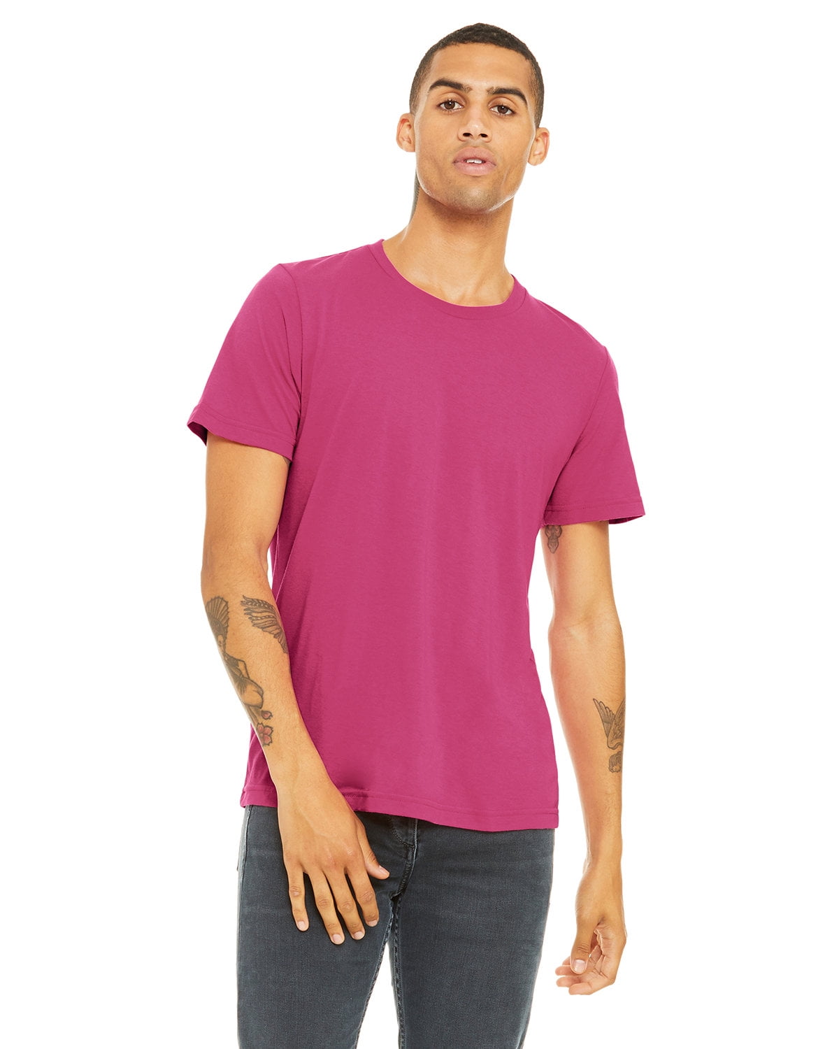 Bella + Canvas Poly-Cotton Short-Sleeve T-Shirt 3650 - Walmart.com