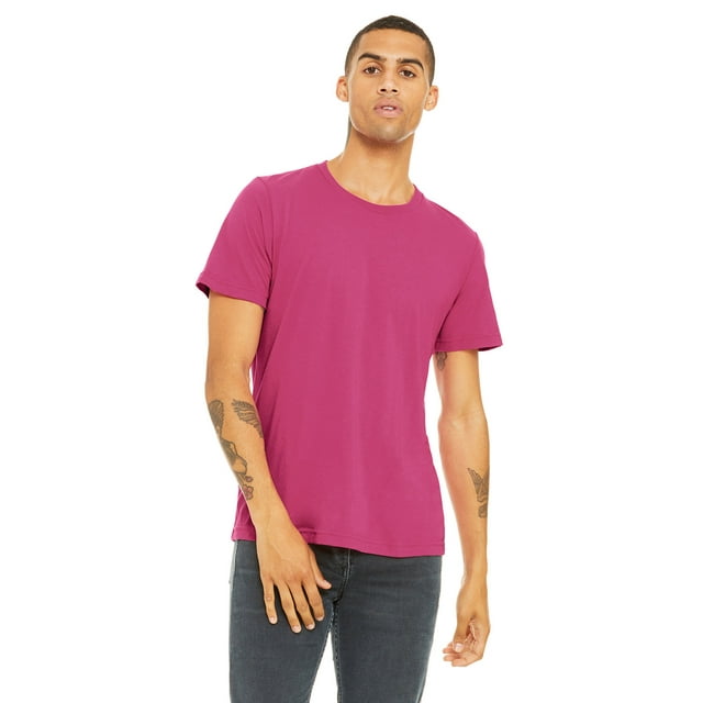 T-Shirt Unisexe à Manches Courtes en Poly-Coton