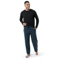 thumbnail image 3 of Fruit of the Loom Men's Jersey Knit Top and Flannel Pajama Pants Set, 2-Piece, Sizes S-5XL, 3 of 5
