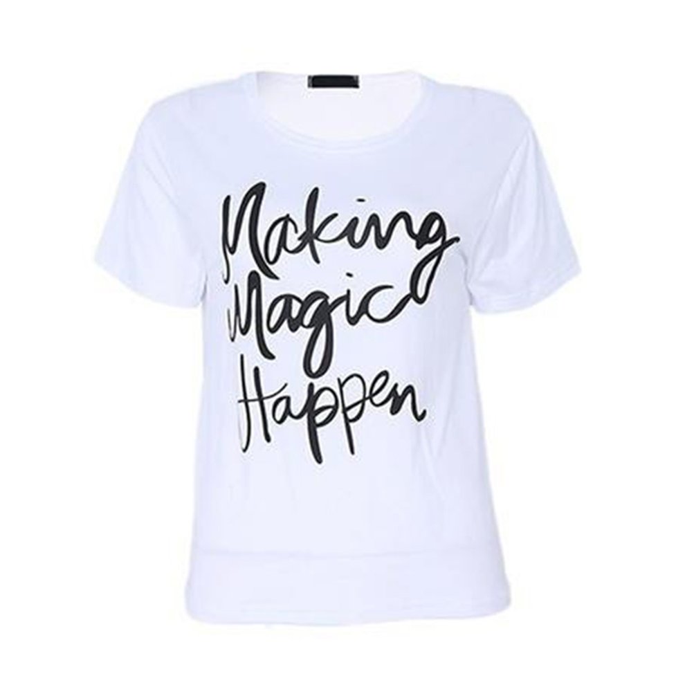 shirt Round Collar Short Sleeved Shirt 