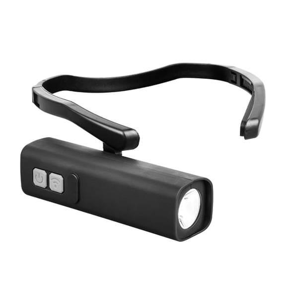 Misright Bright Rechargeable Headlamp Ear Mounted Light Work Light Waterproof Design