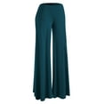 thumbnail image 6 of Made by Johnny Women's Wide Leg Palazzo Lounge Pants S TEAL, 6 of 6