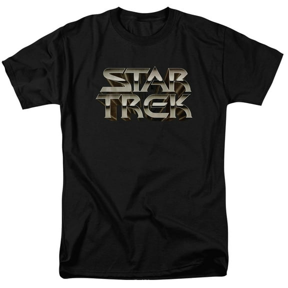 Star Trek Feel The St-Shirtl Adult 18/1 T-Shirt Black