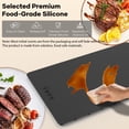 thumbnail image 6 of Consiwa Warming Mat for Food, 24"x 16" Electric Warming Tray with 6 Temp Settings & 6H Timer, Auto Shut-Off, 300W Full Surface Heating for Buffet & Home, Gray, 6 of 8