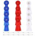 thumbnail image 1 of Uxcell 12 Pcs Cintas de Premio, Cinta de Reconocimiento para Ganadores de 1er, 2do, 3er Lugar para Eventos Deportivos de Competencia, Azul Rojo Blanco, 1 of 7
