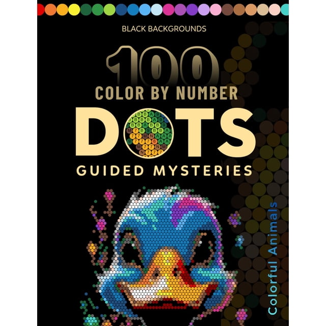 Libro de rompecabezas de puntos para colorear por números